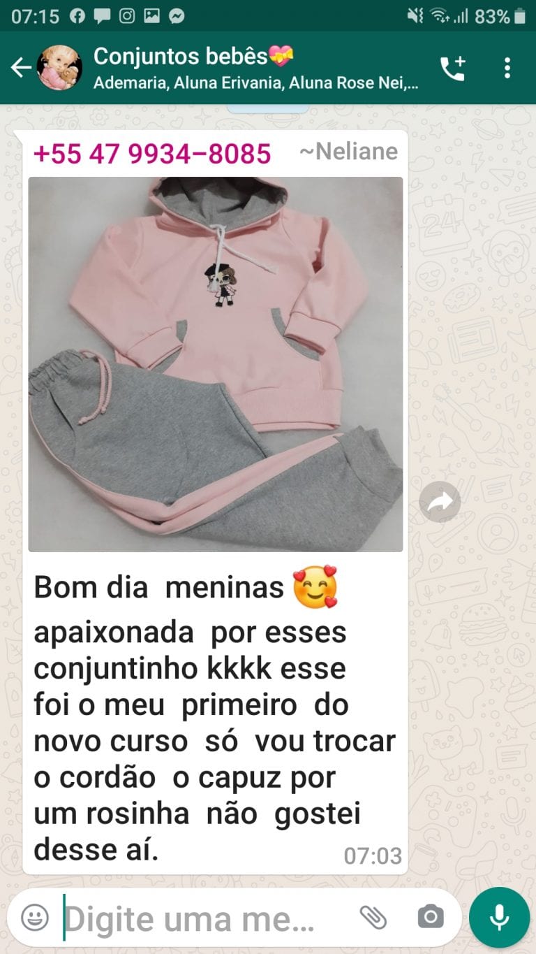 Como Fazer Conjuntos de Inverno Infantil depoimento