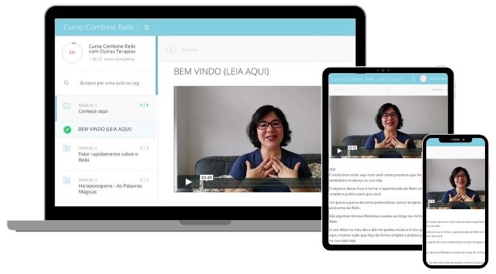 Curso Combine Reiki com Outras Terapias funciona