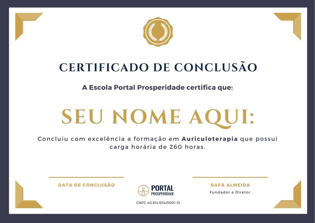 Curso Formação Completa em Auriculoterapia Vale a Pena Comprar