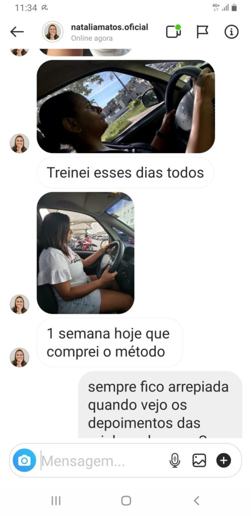 Curso Método Mulher no Volante depoimento