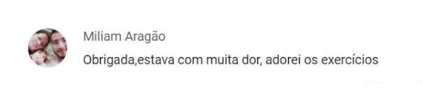 Curso Tchau Dor no Joelho - Tratamento depoimento