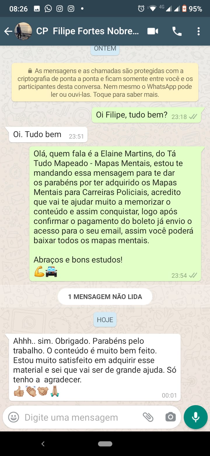 Guia de Mapas Mentais de Carreiras Policiais depoimento