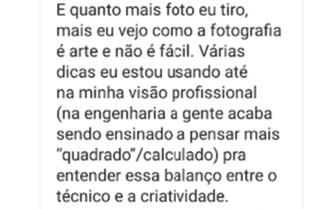 Curso de Fotografia com Terra Adentro depoimento