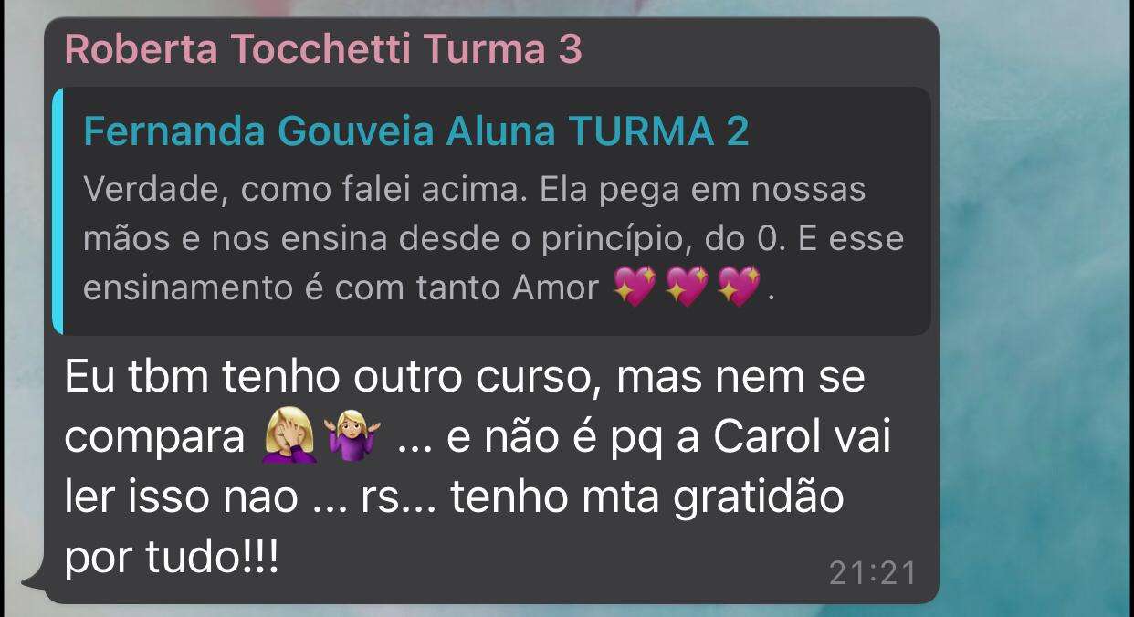 Curso Desvendando os Segredos do Algodão Doce depoimento