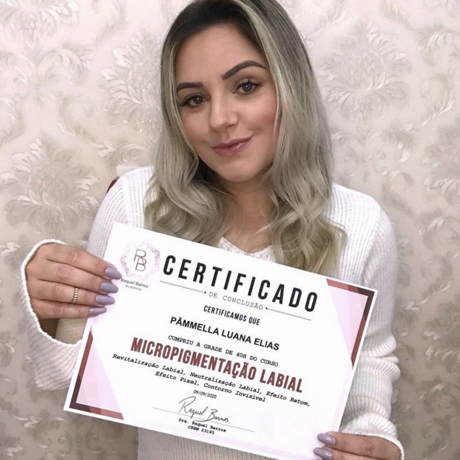 Curso Micropigmentação Labial da Raquel Barros depoimento