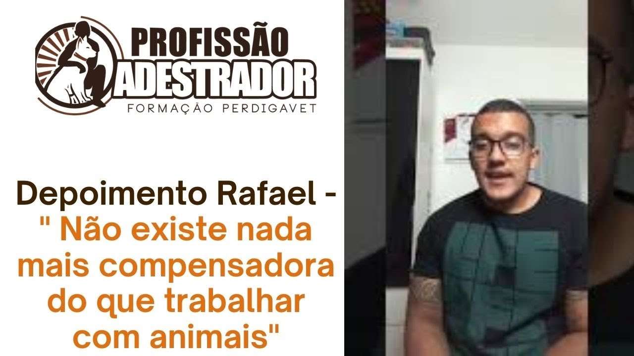 Curso Profissão Adestrador Método Perdigavet depoimento