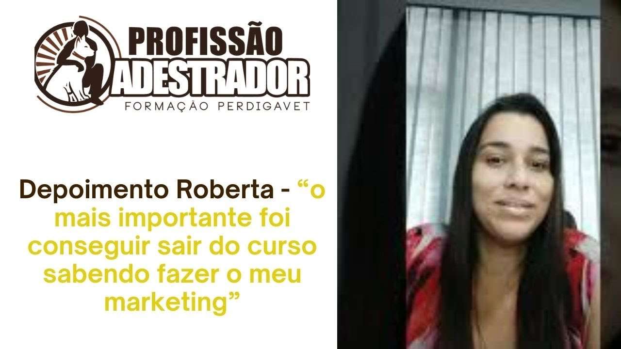 Curso Profissão Adestrador Método Perdigavet depoimento