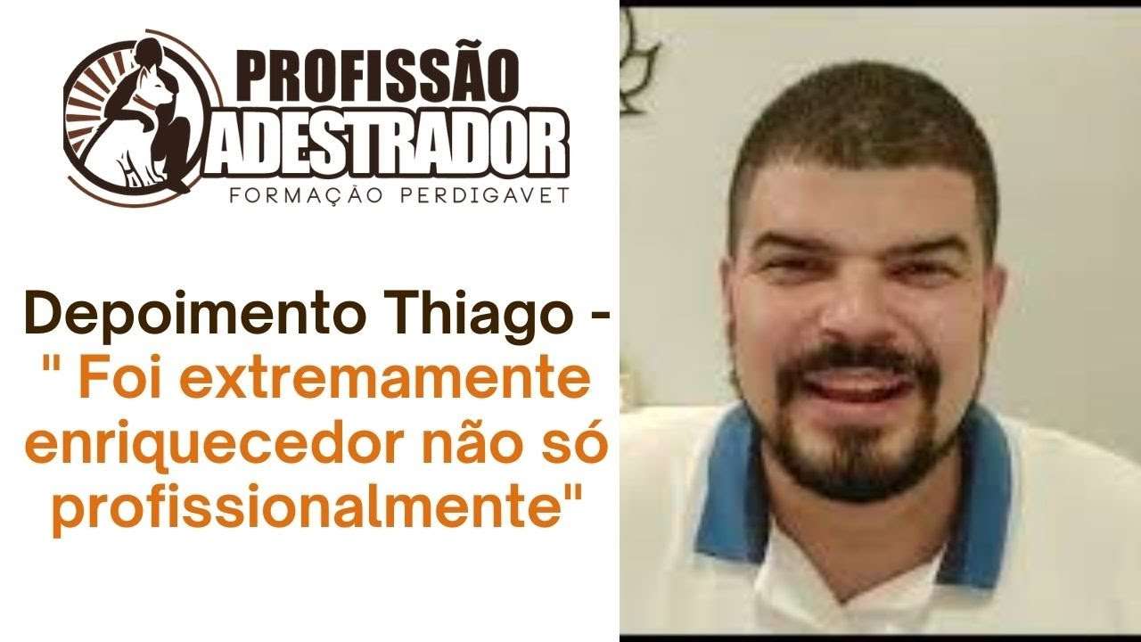 Curso Profissão Adestrador Método Perdigavet depoimento