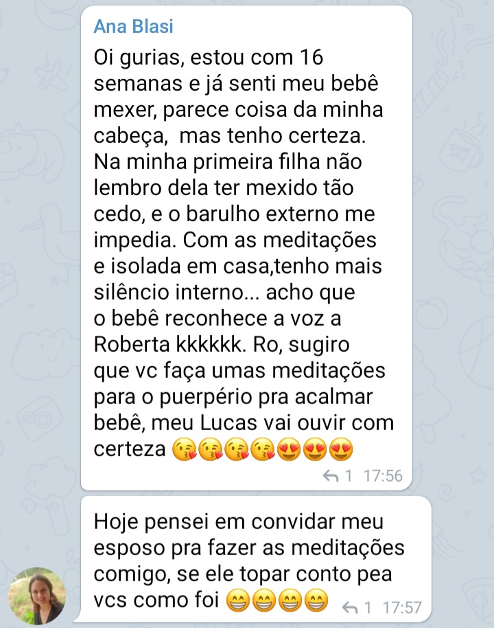 GestaZen Meditação para Gestante depoimento