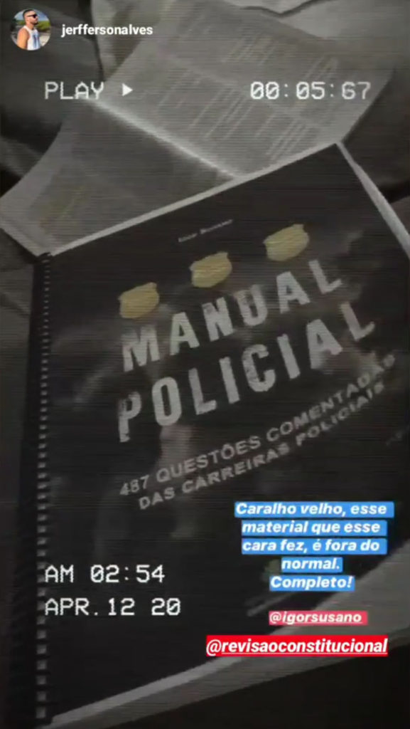 Manual Policial - Caderno de questões comentadas depoimento