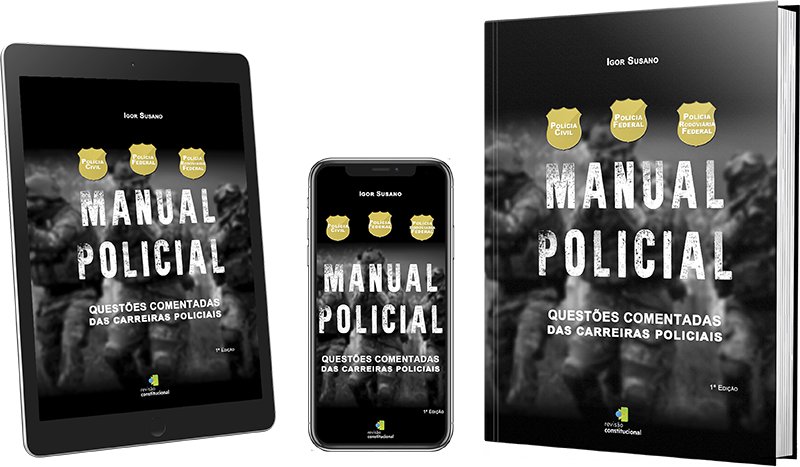 Manual Policial - Caderno de questões comentadas é bom