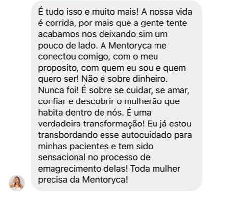 Mentoryca depoimento