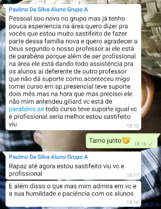 Curso de Ar Condicionado Automotivo (Linha Leve e Pesada) depoimento