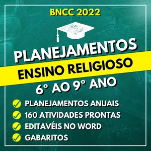 Planejamentos de Aulas de Ensino Religioso do 6º ao 9º ano BNCC É Bom? Vale a pena Comprar?
