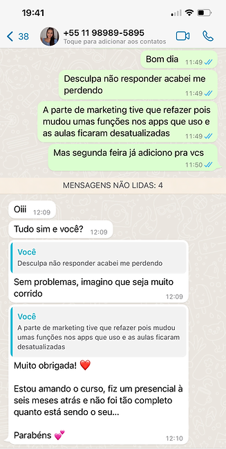 Curso Viver de Cílios depoimento