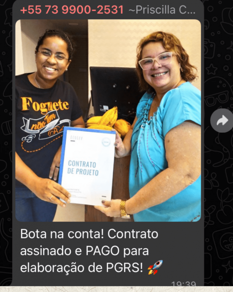 Curso PGRS Descomplicado depoimento