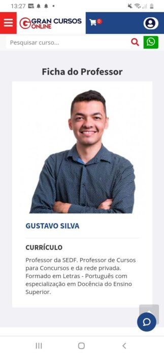 Prof. Gustavo Silva é Confiavel
