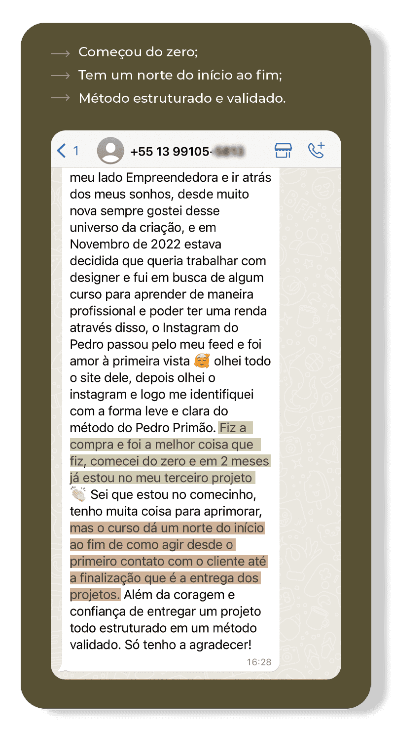 Método Pedro Primão depoimento