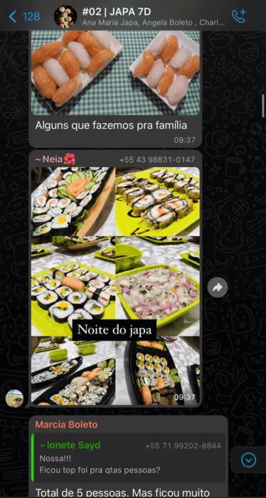 Curso Japa 7D - Aprenda Culinária Japonesa depoimento