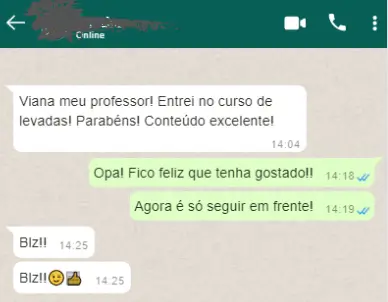 Curso Levadas e Dedilhados depoimento