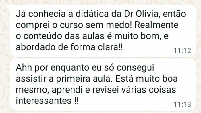 Curso de Psicogeriatria na Prática depoimento