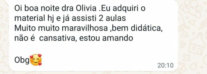 Curso de Psicogeriatria na Prática depoimento