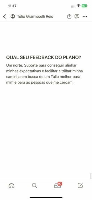 Curso O Plano: Vida Projetada depoimento