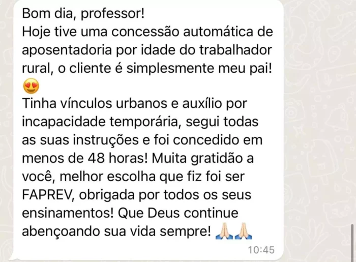 FAPREV 2024 - Formação de Advogados Previdenciaristas depoimento
