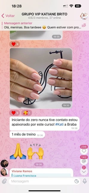 Formação Especialista Nails depoimento