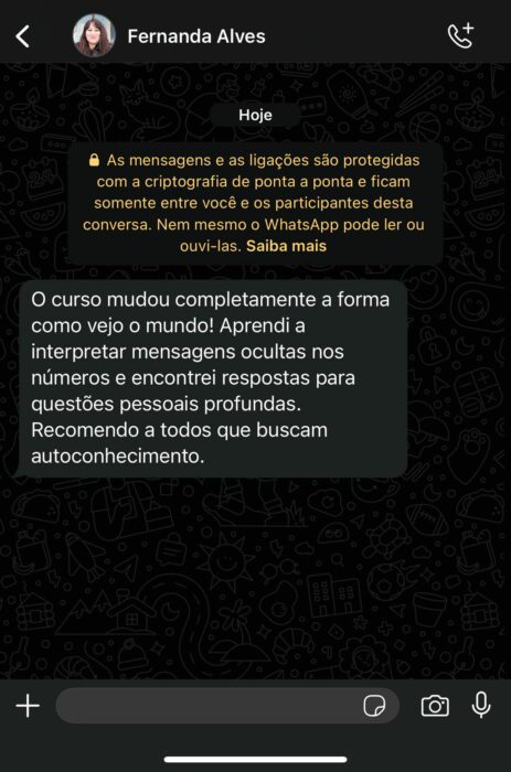 Curso Decodificando o Apocalipse depoimento