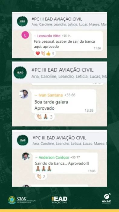 Curso Piloto Comercial IFR Teórico - PCA depoimento