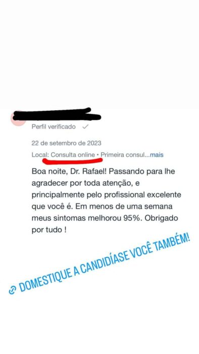 Domesticando a candidíase de vez depoimento