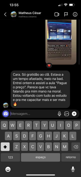 Clã Be More depoimento