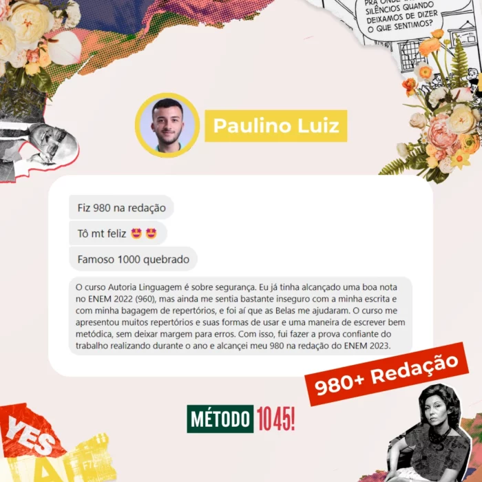 Método 1045 - Enem Premium depoimento