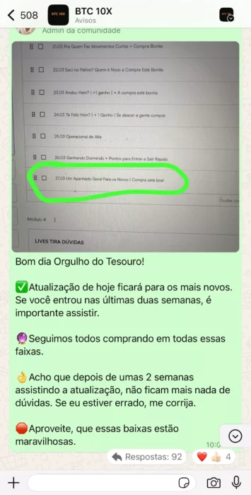 Curso BTC 10X é bom e vale a pena