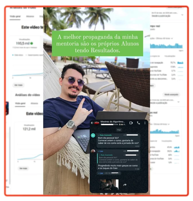 Mestres do Algoritmo - Profissão Youtuber depoimento