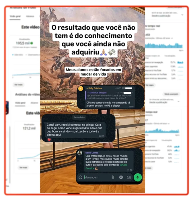 Mestres do Algoritmo - Profissão Youtuber depoimento
