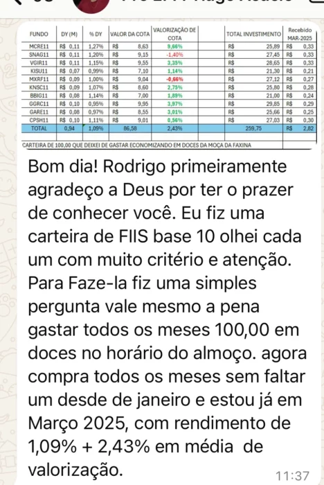Método IGC (invista, gerencie, conquiste) depoimento