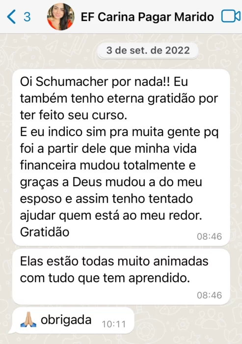 Método IGC (invista, gerencie, conquiste) depoimento